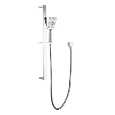 Square Hand Shower on Rail
