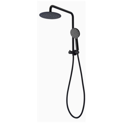 RUND Black Round Twin Shower System