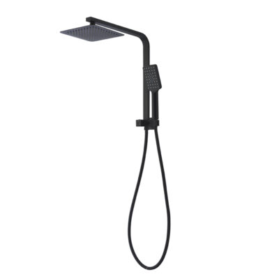 ECKIG Black Square Twin Shower