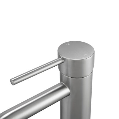 Brushed Nickel LUCID PIN Basin Mixer