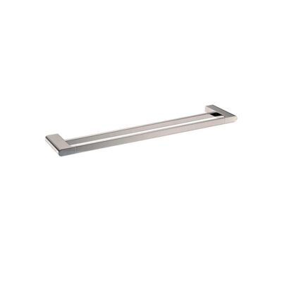 600mm Brushed Nickel VOG Double Towel Rail