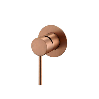 Brushed Copper LUCID PIN Wall Mixer