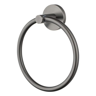 Gunmetal LUCID PIN Towel Ring