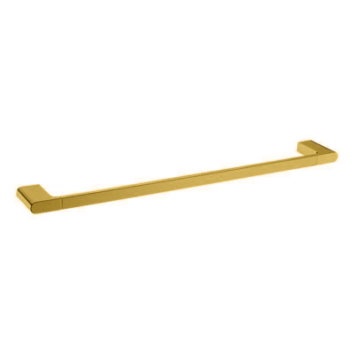800mm Brushed Brass VOG Single Towel Rail