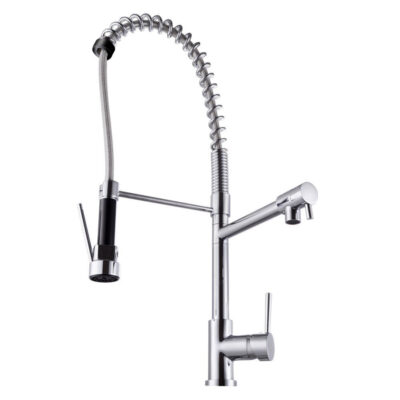 Chrome Pull Out Kitchen Mixer