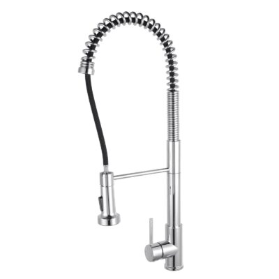 Chrome Pull Out Kitchen Mixer