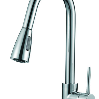 Chrome Pull Out Kitchen Mixer