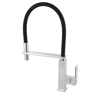 Chrome Pull Out Kitchen Mixer