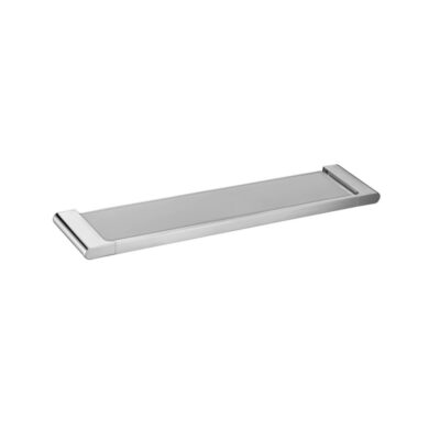 Chrome VOG Glass Shelf