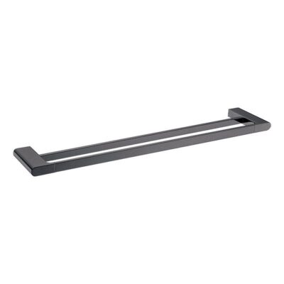 800mm Gunmetal VOG Double Towel Rail