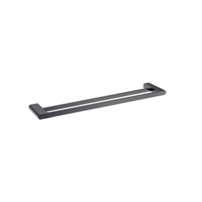 600mm Gunmetal VOG Double Towel Rail