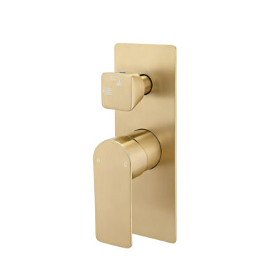 Light Brushed Brass VOG Diverter Mixer