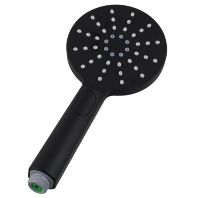 Matte Black 3-Function Handheld Shower