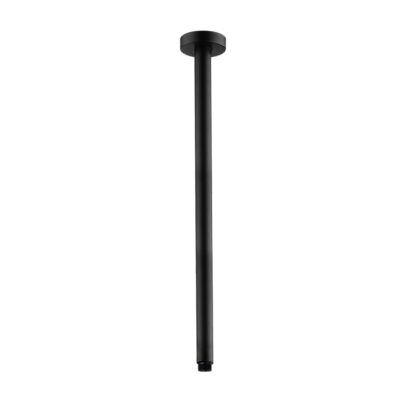 600mm Matte Black Ceiling Shower Arm