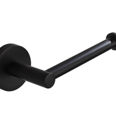 Matte Black LUCID PIN Toilet Paper Holder