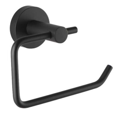 Matte Black LUCID PIN Toilet Paper Holder