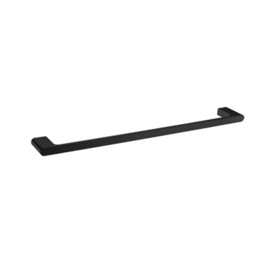 600mm Matte Black VOG Single Towel Rail