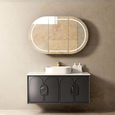 1200mm Black Oak Laguna Mark II Wall Hung Vanity