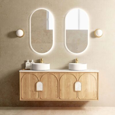 1500mm Woodland Oak Laguna Mark II Wall Hung Vanity