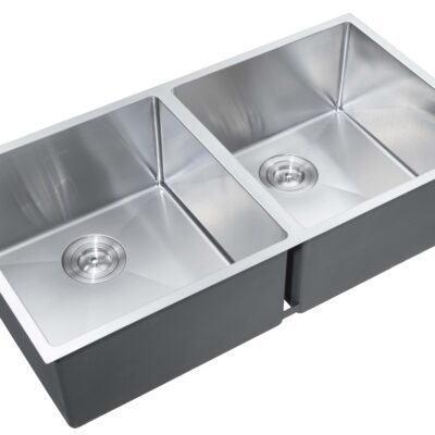880 x 450 x 220mm Stainless Steel Otti Arte Double Bowl Kitchen Sink