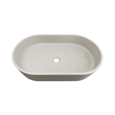 600 x 350 x 120mm Concrete Oval Clayton Sand Basin