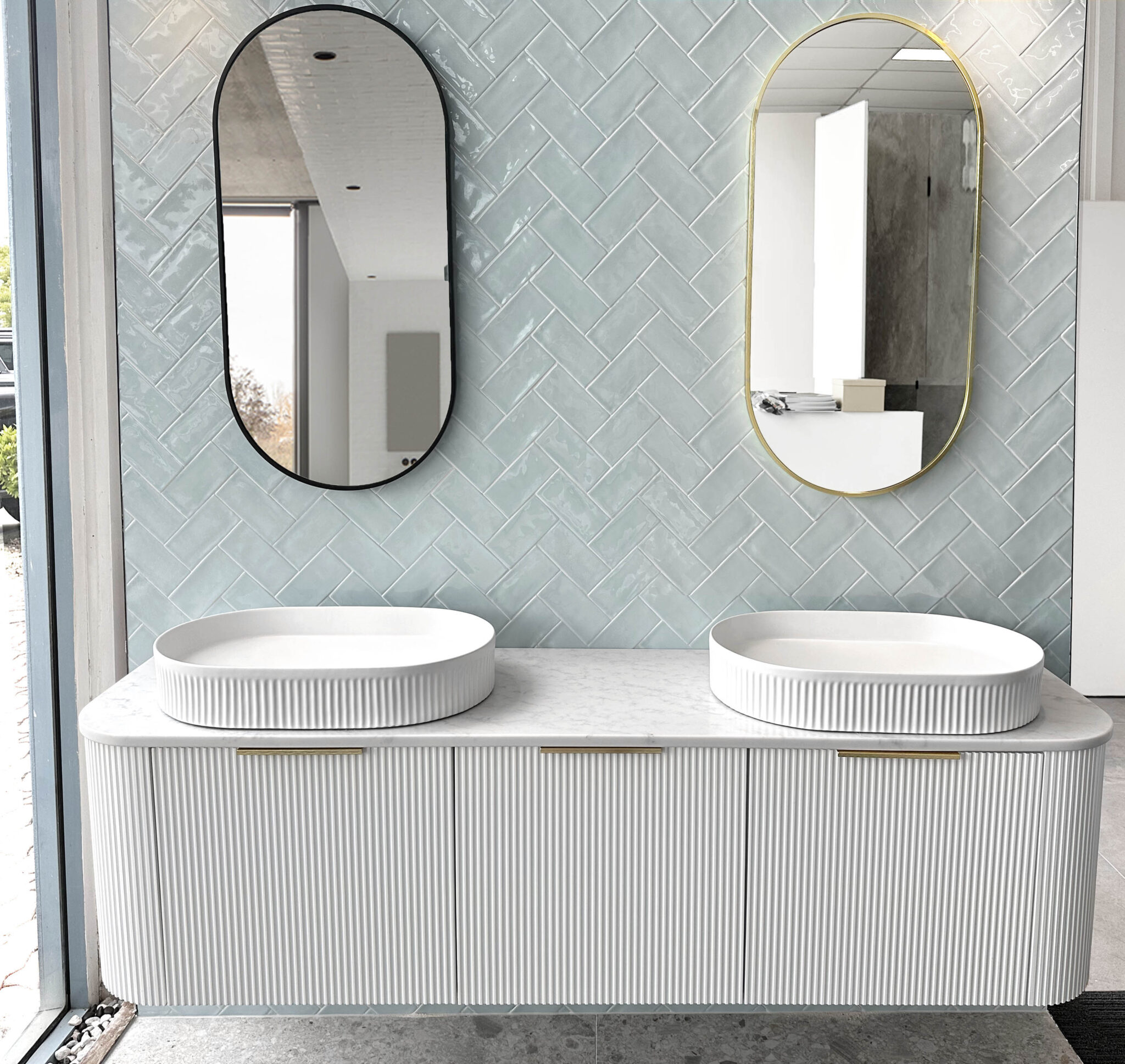 Cloudy Carrara Stone Top