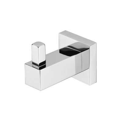 Chrome Lux Single Robe Hook