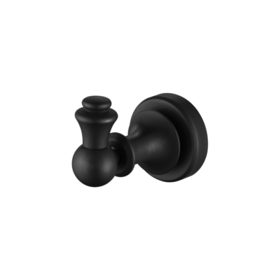 Matte Black Medoc Single Robe Hook
