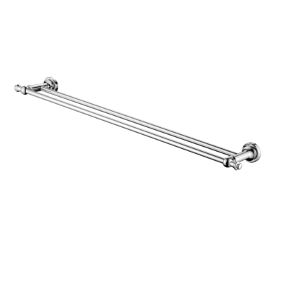 750mm Chrome Medoc Double Towel Rail
