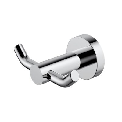 Chrome Mirage Double Robe Hook